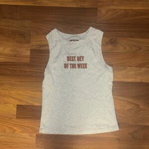 Women's Gray Crop Top - Best Dey of the Week Cincinnati Bengals